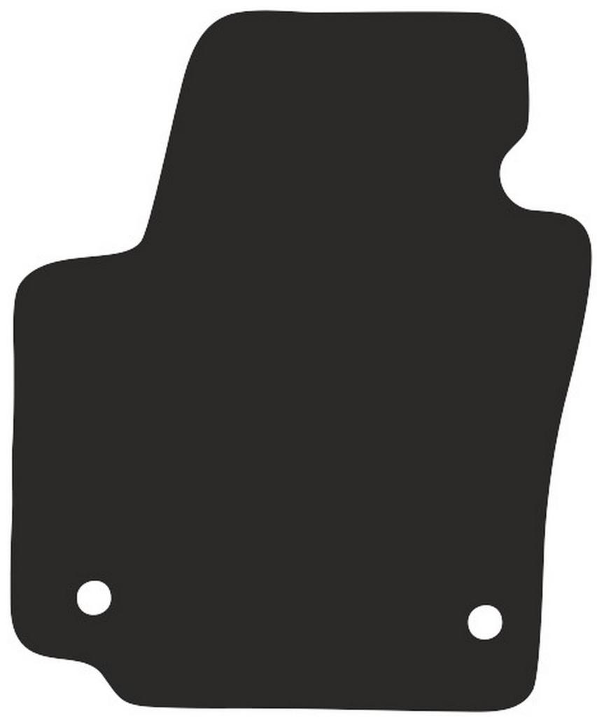 Rubber-Backed Polyamide Driver Floor Mat For Seat Altea Minivan 08.2008-2015