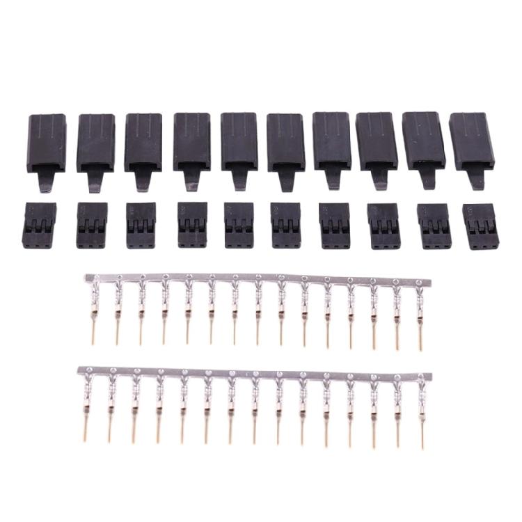10 пар клипс для отсоединения сервопривода для безопасного разъема, штекер приемника, блокировка передачи сигнала и набор штырьков, штырек для Futaba