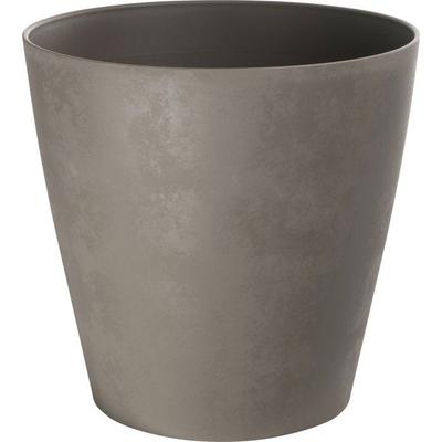Pot De Fleurs SWING - Plastique - Tourbe - Ronde - Ø30xH29cm - Garden ID