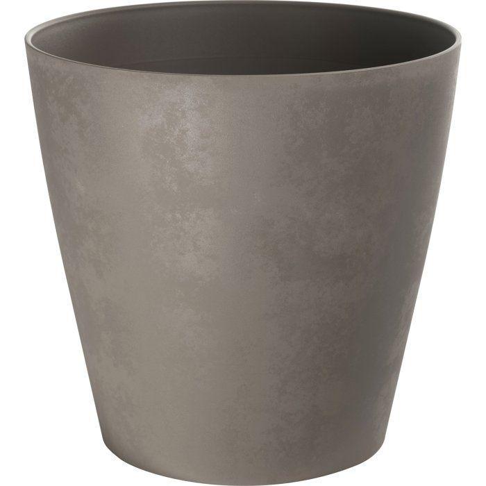 Pot de fleurs SWING - Plastique - Tourbe - Ronde - Ø30xH29cm - Garden ID