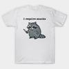 I Require Snacks Funny Food Meme Graphic Unisex T‑Shirt