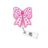 Acrylic Organ Medicine Bottle Syringe Blood Bag Retractable ID Badge Holder Rotating Alligator Clip Medical Badge Reel Holder