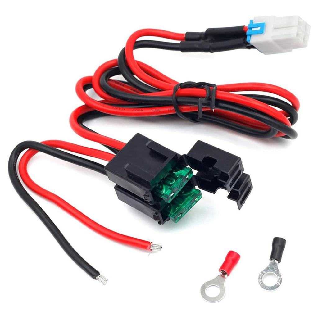 NEW 4-Pin 12AWG DC Power Supply Cable for Yaesu Radio FT-450D FT-891 Kenwood TS-480 TS-590SG TS-890s Icom IC-7000 IC-7200