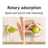 Крючок Присоска с Сильной Несущей Способностью Настенный Крючок Вращающаяся Адсорбция Без Сверления Бесследная Установка Кухонный Крючок для Хранения