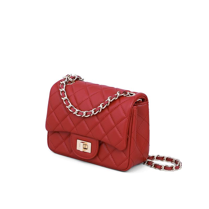Women's Bag Foreskin Chain Bag Crossbody Bag Women's Crossspan Shoulder Bag Autumn Small Bag