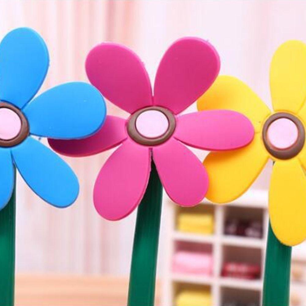 Plastic Sunflower Bonsai Ballpoint Pen Cartoon Ballpoint Pen New Writing Signing Pen
