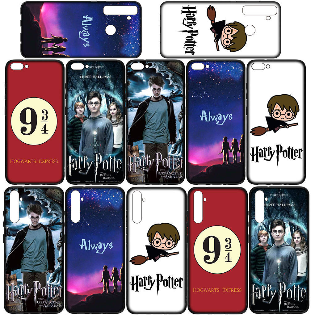 Для Samsung Galaxy S24 S23 iPhone 16 15 14 Xiaomi Redmi Note 13 12 11 10 8 Plus 9 Pro Max X XR чехол для телефона с мультяшным кольцом и логотипом Potters OPPO Huawei Cover