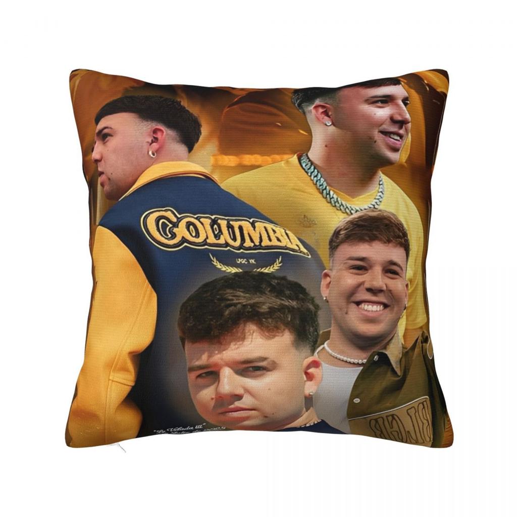 Rapper Quevedo Spanish Singer Pillow Cover Cushion Cover Square Pillow Case Funny Pillowcases For Office Car Home Decorative