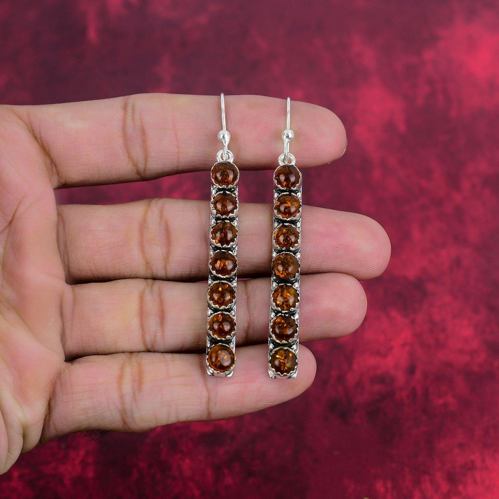 Серьги из балтийского янтаря, драгоценные камни, серьги из цельного серебра 925 пробы, подарок для женщин, серьги ручной работы