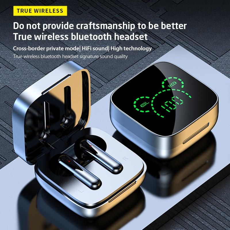 K60 Mirror TWS Беспроводные наушники Bluetooth 5.3 Гарнитура HiFi Звуковые музыкальные наушники Беспроводные наушники