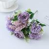 Artificial Flowers Valentine's Decora Home Room Table Vase Wedding Wreath Garden Rose Arch Silk Peony Brial Bouquet Scrapbooking