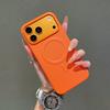 Матовый чехол-книжка из искусственной кожи с магнитом для iPhone 17 16 15 14 Pro Max 13 для беспроводной зарядки Задняя крышка