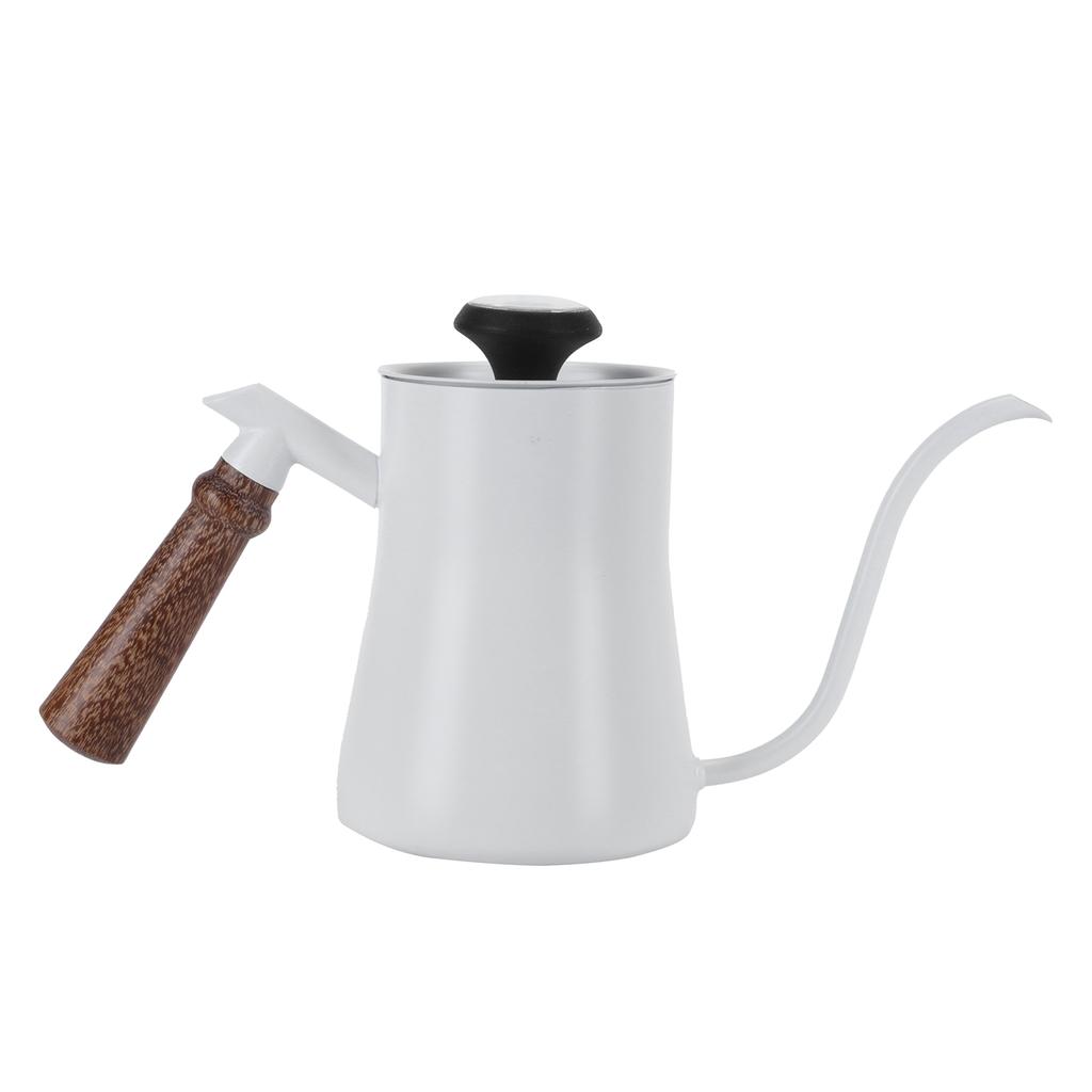 650ml Hanging Ear Hand Coffee Pot Stainless Steel Drip Type Coffeeware Tool with Thermometer