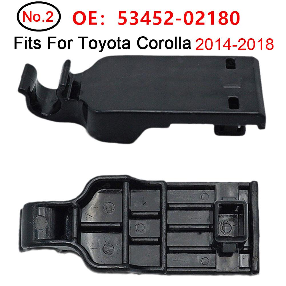Car Hood Support Prop Rod Clips Grommet Bonnet Stay Clamp Support Buckle 53452-02090 Fits For Toyota Corolla 4-Door 2009-2013