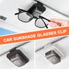 Eyeglass Storage Hanger Magnetic Leather Sunglasses Holder Clip Car Practical Fittings For Lamborghini Urus Huracan Aventador YY3