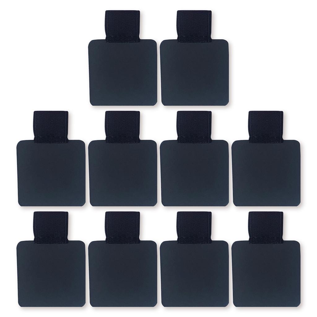 10 шт. эластичных держателей для ручек с самоклеящейся ПУ-кожей, зажим для карандашей для блокнотов, журналов, планировщиков