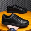 Men's Autumn New White Shoes Fashion Versatile Antislip Soft Leather Shoe Trendy Casual Loafers New Comfort Male Sports Shoes