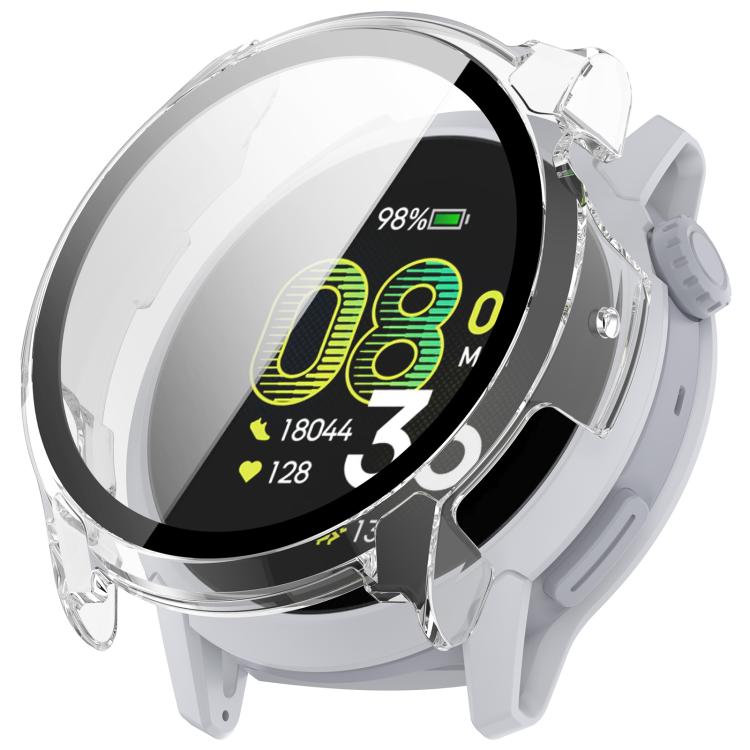 Tempered Film Integrated PC Watch Protective Case For COROS PACE 4, Full Coverage Lightweight Easy Install Anti-Scratch Watch Cover