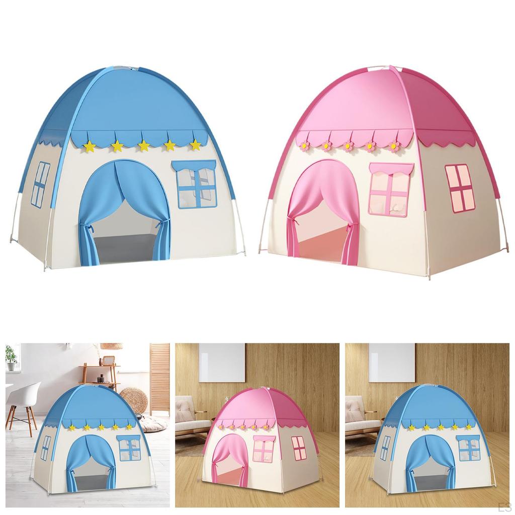 Дети';Палатка Типи, для установки, Уголок для чтения, Просторный загородный игровой домик для мальчиков и девочек