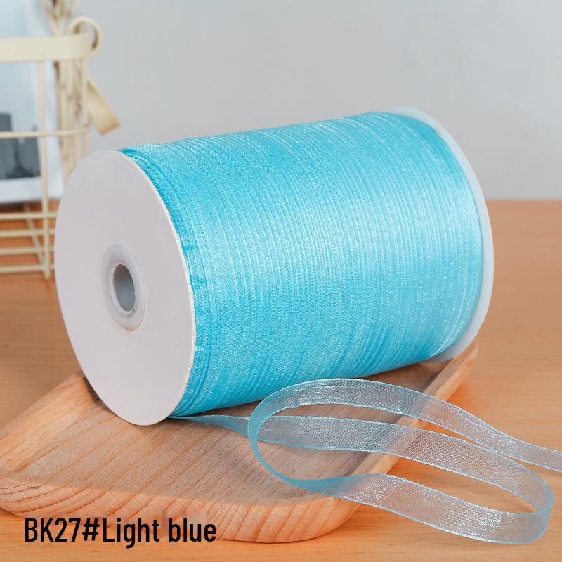 1 см прозрачная снежная пряжа лента для аксессуаров для волос и подарочных пакетов