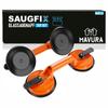 SAUGFIX Double Suction Lifter Glass Lifter Tile Lifter Suction Cup Glass Vacuum Lifter 2-pack