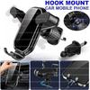 Universal Gravity Car Cell Phone Holder For Peugeot 307 208 206 207 3008 308 407 508 GPS Stand Air Vent Clip Mount Accessories