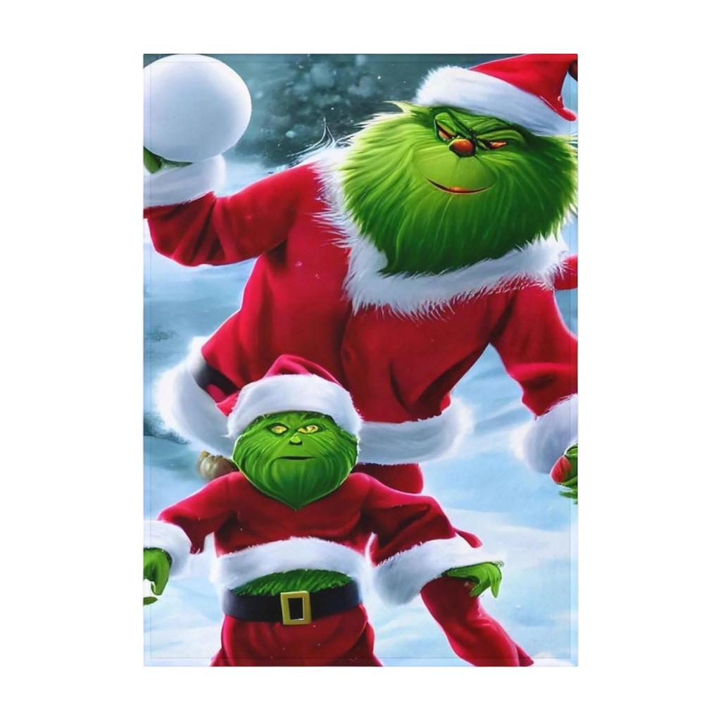 Фланелевое одеяло с принтом толстое и теплое для Рождества, подходит для пожилых людей и детей, чтобы согреться зимой.