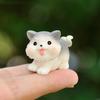 Mini Chinese Zodiac Animal Statue Colorful Resin Dragon Rabbit Miniature Figurine Cute Zodiac Ornament Home Decor