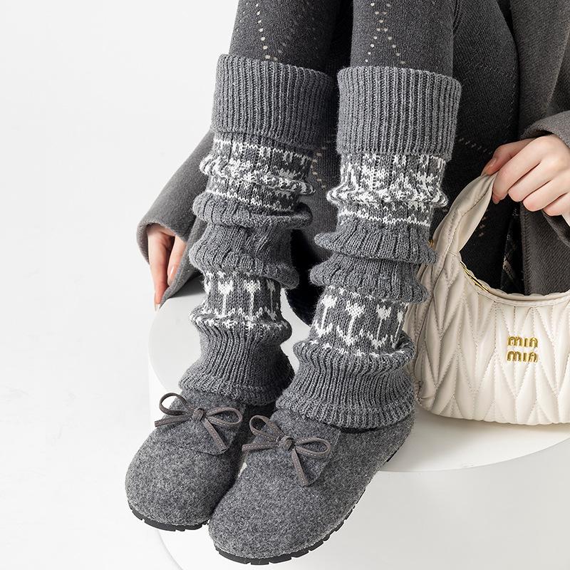 Утеплённый ретро ромбовидный чехол для ног