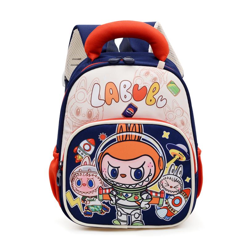 Прочный детский рюкзак с мультяшным рисунком - Большая вместимость, Легкий, Грязеотталкивающий, Дизайн с двойными плечевыми лямками для использования в детском саду за границей