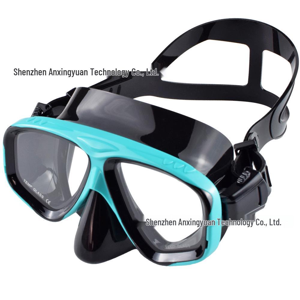 Маска для дайвинга с линзами из закаленного стекла для миопии, поддерживает различные диоптрии 100-900 для каждого глаза