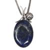 Necklace Lapis Lazuli Gemstone Handmade Silver Jewelry 1.75"