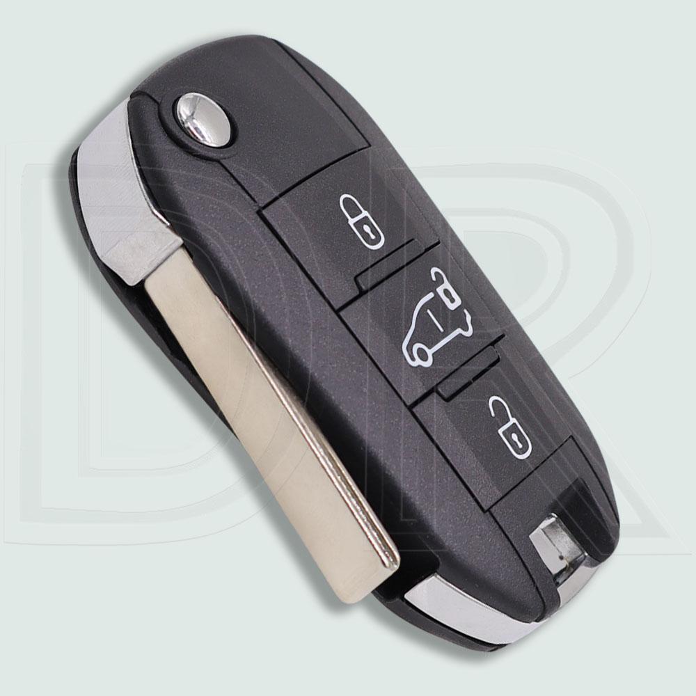DR HU8435 4A Chip 433MHz VA2/HU83 Flip Car Remote Key P/N 98 139 654 77 For Peugeot Expert 308 3008 408 508 C3 C4 Cactus C5 C6