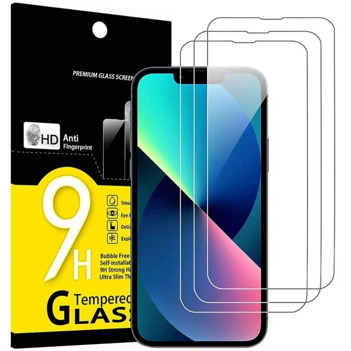 [3 pièces] Verre Trempé Pour iPhone 13 Pro Max (6,7") Film Protection d'écran