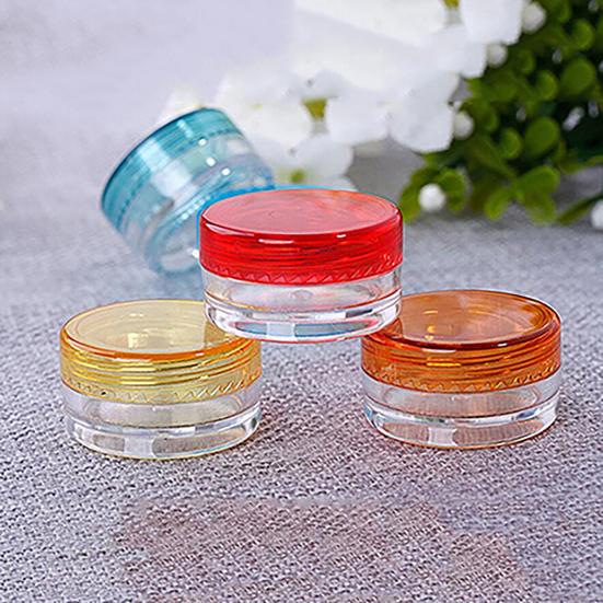 Мини-круглая пустая бутылка-бутылка-бутылка-контейнер для косметики