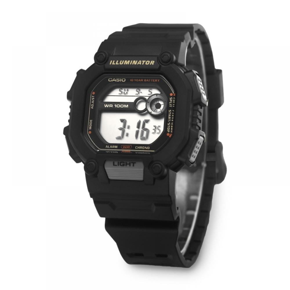 Casio W 737hx 1avdf  W 737hx 1a  Цифровые квадратные спортивные часы Soldier для мужчин из полиуретана