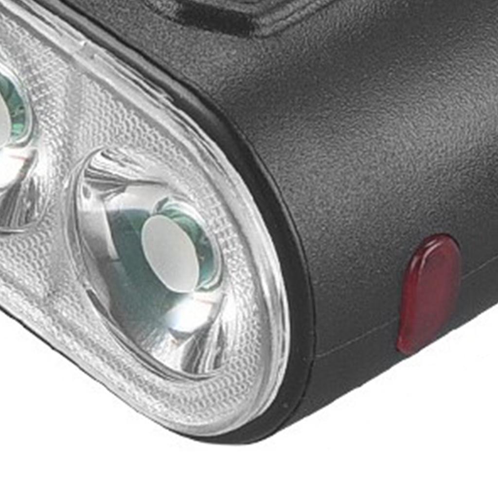 Передний велосипедный фонарь Красный Белый USB-перезаряжаемый Яркий Легко монтируемый Компактный велосипедный аксессуар для MTB