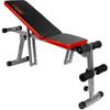 Banc De Sport - Pliable - Multifonctionnel - Réglable - Rouge - 200 Kg