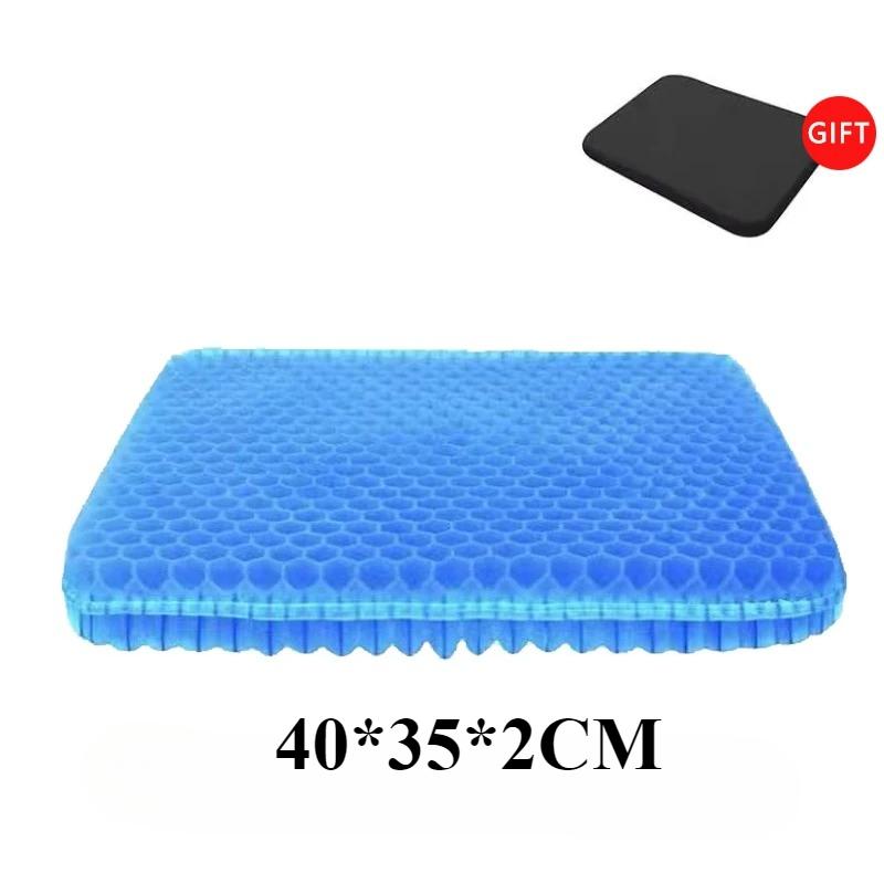 Breathable Cooling Gel Car Seat Cushion Universal Comfort Pad for Office Chair Home Car and Truck Seats Support