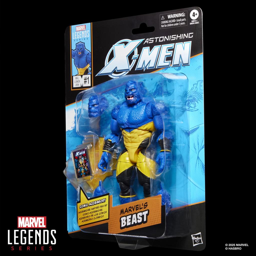 Hasbro Marvel Legends Series Зверь «Astonishing X-Men» Коллекционная 15-сантиметровая фигурка G0813 Оригинал