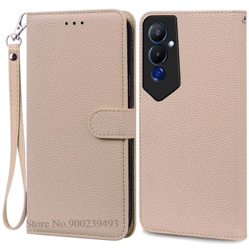 Чехол Pova 4/Pova 4 Pro для Tecno Pova 4, чехол-кошелек, кожаный откидной чехол для Tecno Pova 4 Pro, чехол для телефона, чехол Fundas