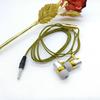 Fashion Braided Wired Stereo Sound Volume Control Phone Laptop In-ear Earphones
