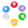 Waterproof Kitchen Bathroom Bath Shower Clock Suction Cup Sucker Wall Decoration