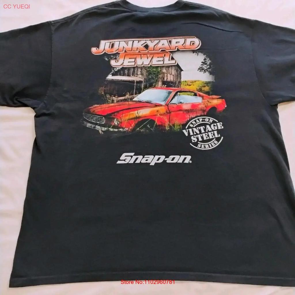 Snap On Tools Vintage Steel Series Junkyard Jewel T Shirt Size Xl Black Vintage Slightly Designer Clothes Graphic