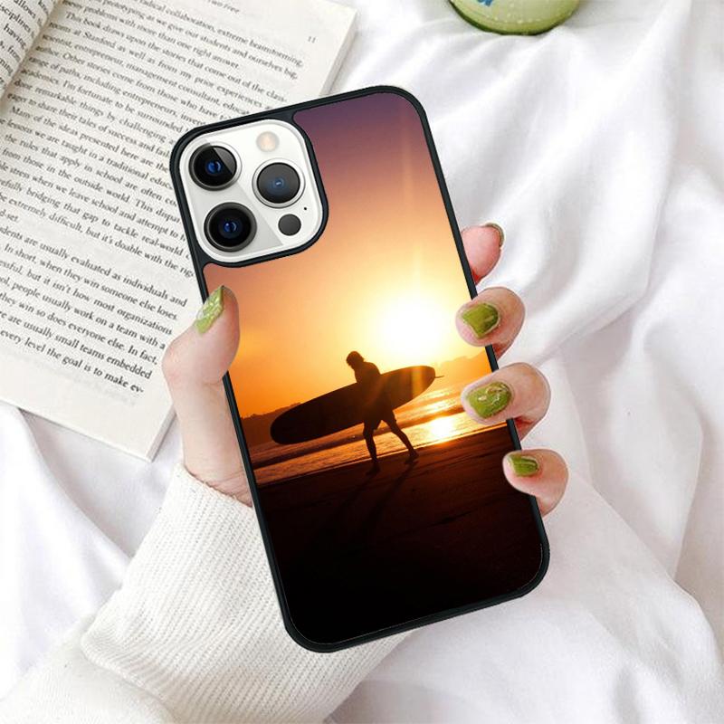 Чехол для телефона Extreme Sports Surfing для iPhone 17 Air 16 Coque 15 14 12 13 PLUS 11 PRO MAX Задняя крышка Fundas Shell