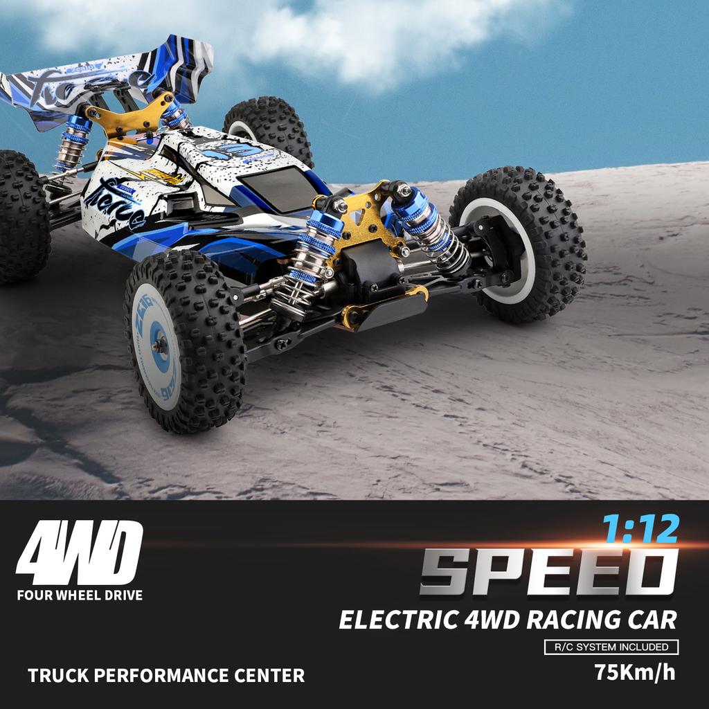 WLtoys 124017 Автомобиль с дистанционным управлением, внедорожный автомобиль, высокоскоростной гусеничный автомобиль с дистанционным управлением 112, 2,4 ГГц, гоночный