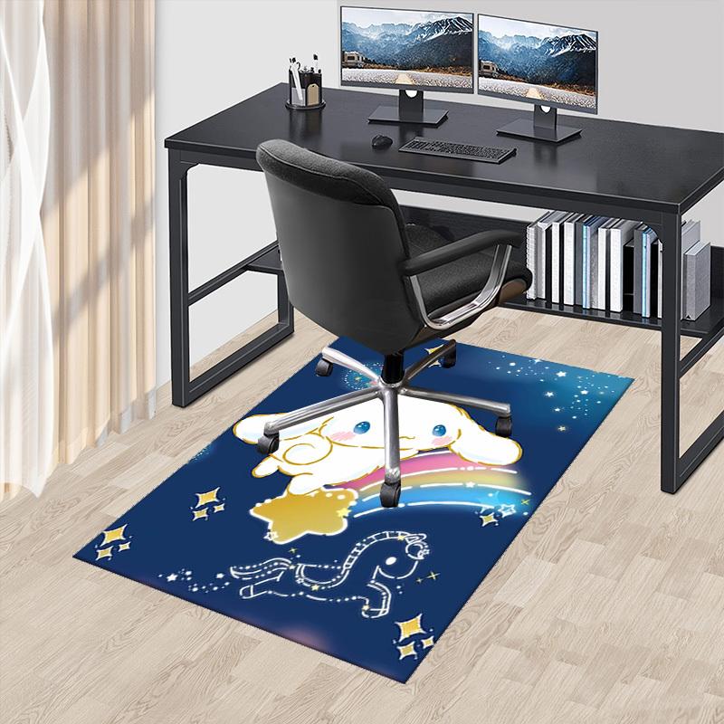 Anime Cartoon Design Chair Mat - Non-Slip Carpet for Office Chairs, Festive Gift, Suitable for All Seasons, Decorative Rug for Home, Living Room, Bedr