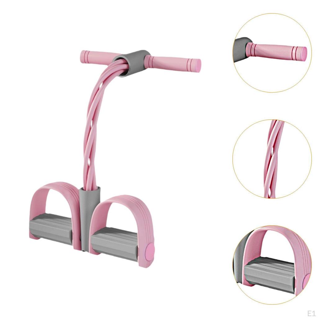 Pedal Resistance Band Ankle Puller Multifunctional Bodybuilding Exercise Sit Up Stretch Rope Elastic