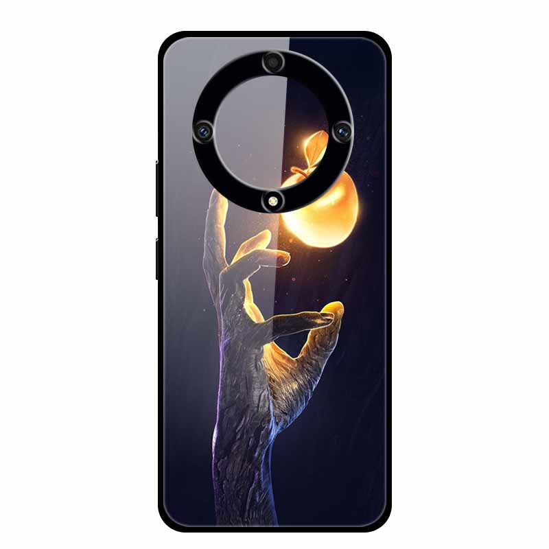 Закаленное Стекло Чехол для Honor Magic5 Lite 5G Крышка Роскошная Жесткая Задняя Крышка для Huawei Honor Magic 5 Lite Чехлы Защитные Модные