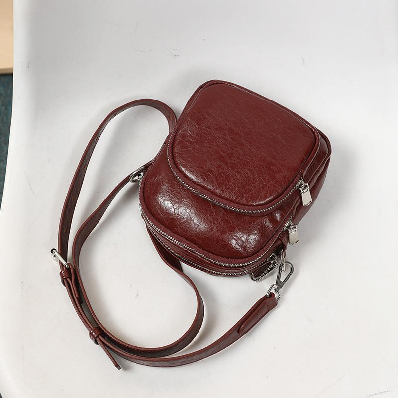 IELGY Ladies Messenger Bag Multi-pocket Shoulder Mobile Phone Bag